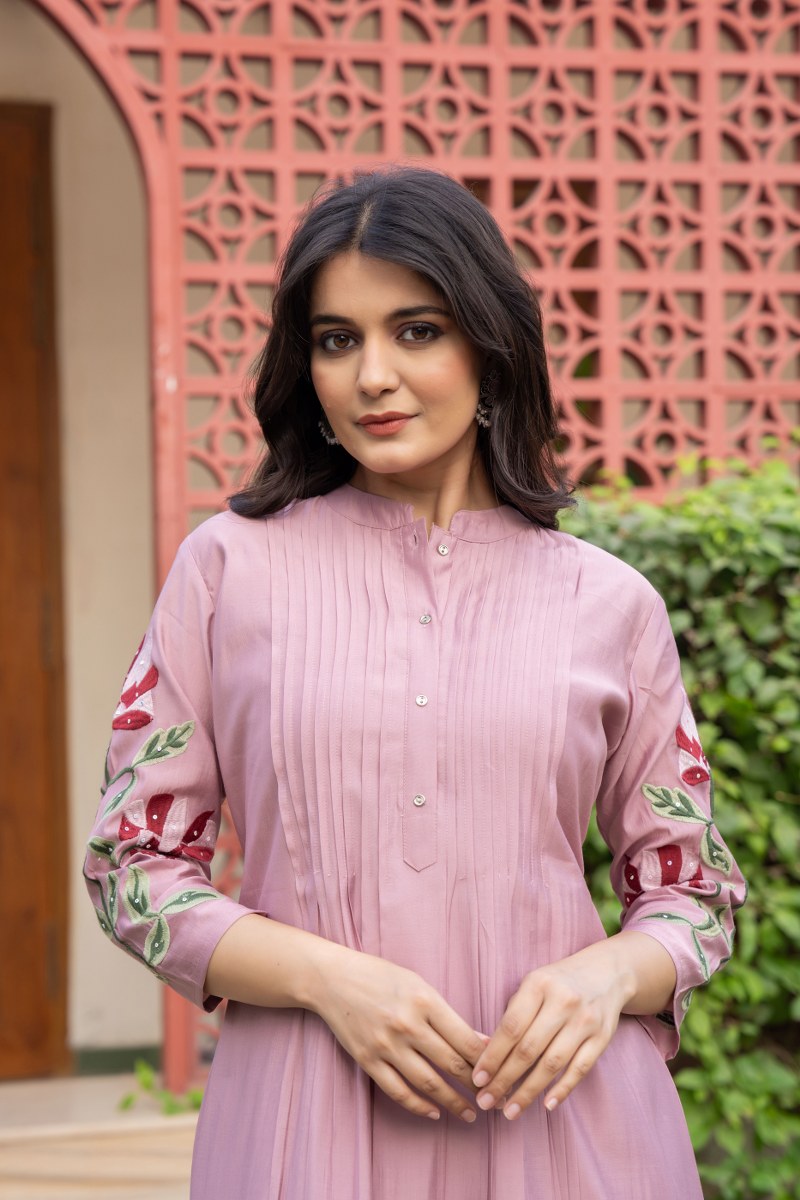 Elegant Heavy Embroidered Co-ord Set