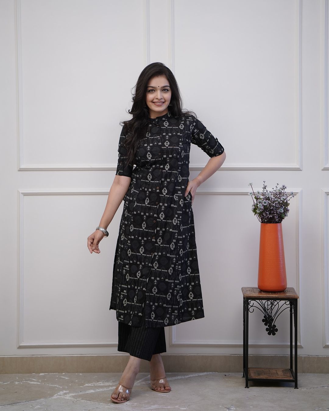 Designer Straight Embroidered Co-ord Set