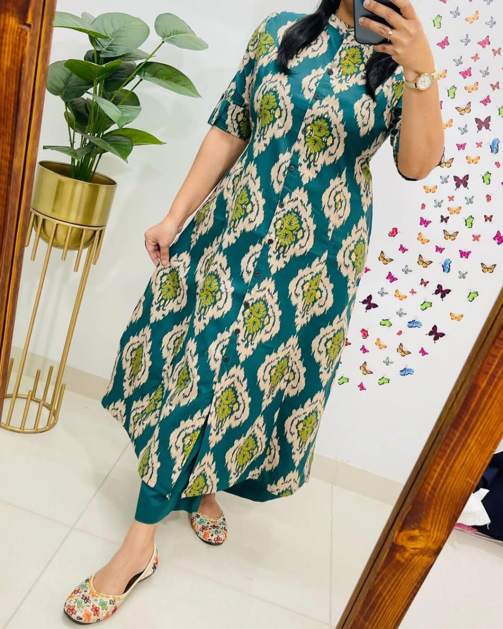 Elegant Classic Embroidered Co-ord Set