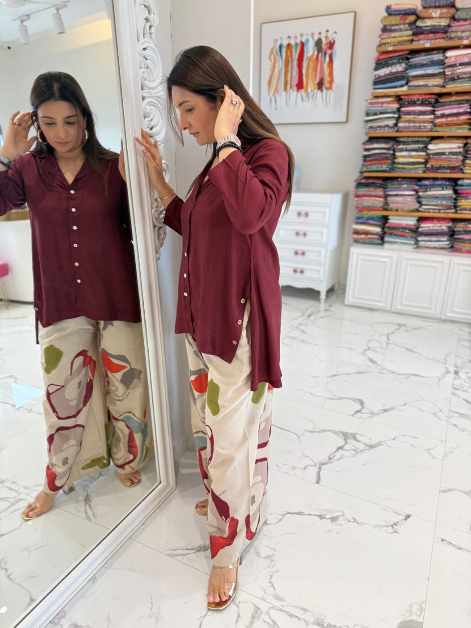 Designer printed Co-ord Set